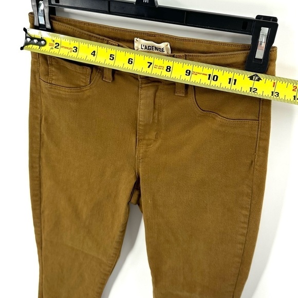 L'Agence Margot High Rise Skinny Jeans Size 25 Cedar Brown - Picture 10 of 13